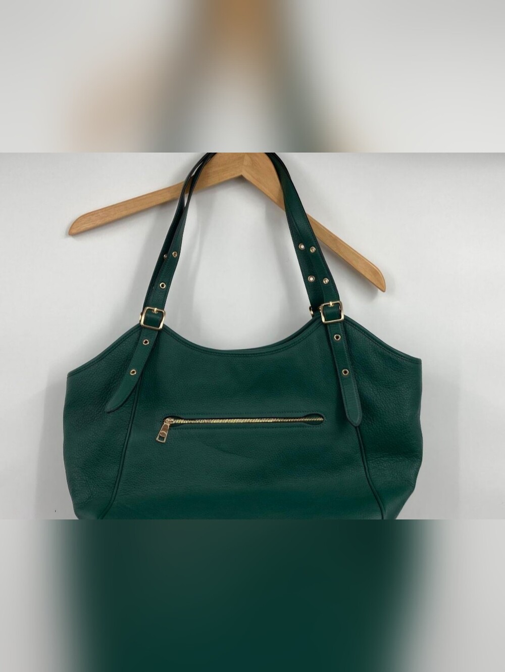 Coach Meadow Dark Green Shoulder Bag - Picture 2 of 6